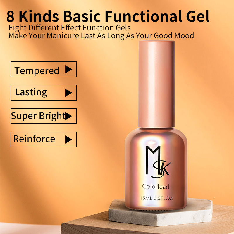 Nail Gel 15ML Top Coat Gel Nail Polish Protect Nails Surface keep Nail Art Desgin Long Lasting Transparent Gel Varnish UV LED 230706