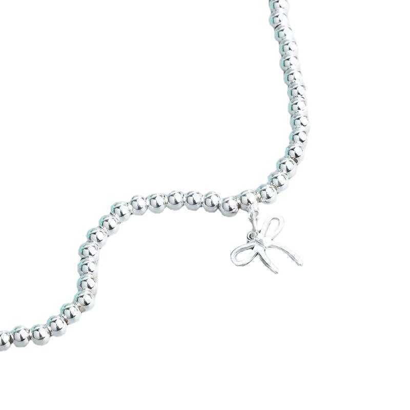 Counter quality Popular Fashion 925 Silver Bracelet tiffay Hu Tiejie Jewelry Student Ball Net Red With logo
