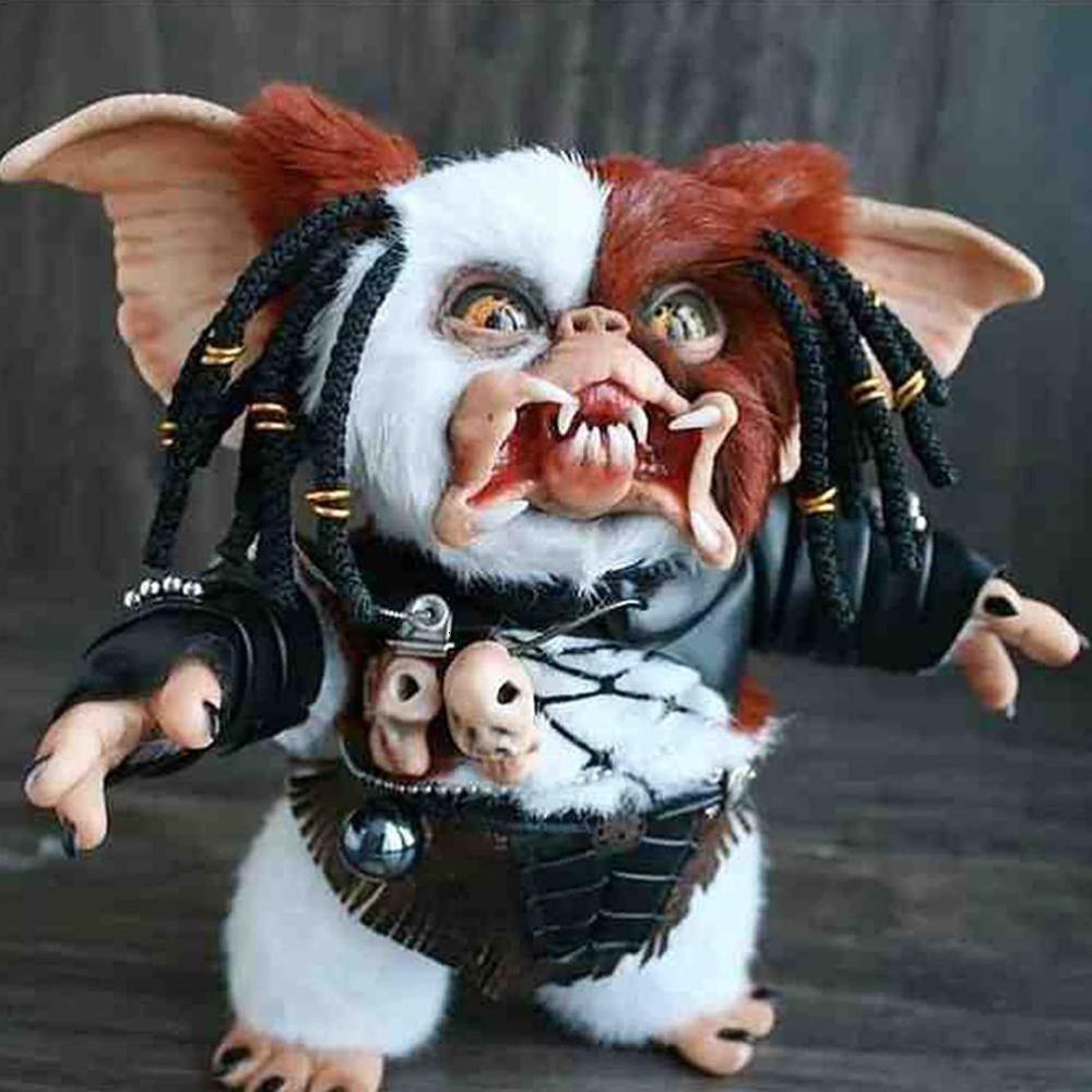 Other Event Party Supplies Creative Mogwai Handmade Doll Cute Gremlins-monster Resin Statue Miniature Art Halloween Decorations For Home Decor 230706