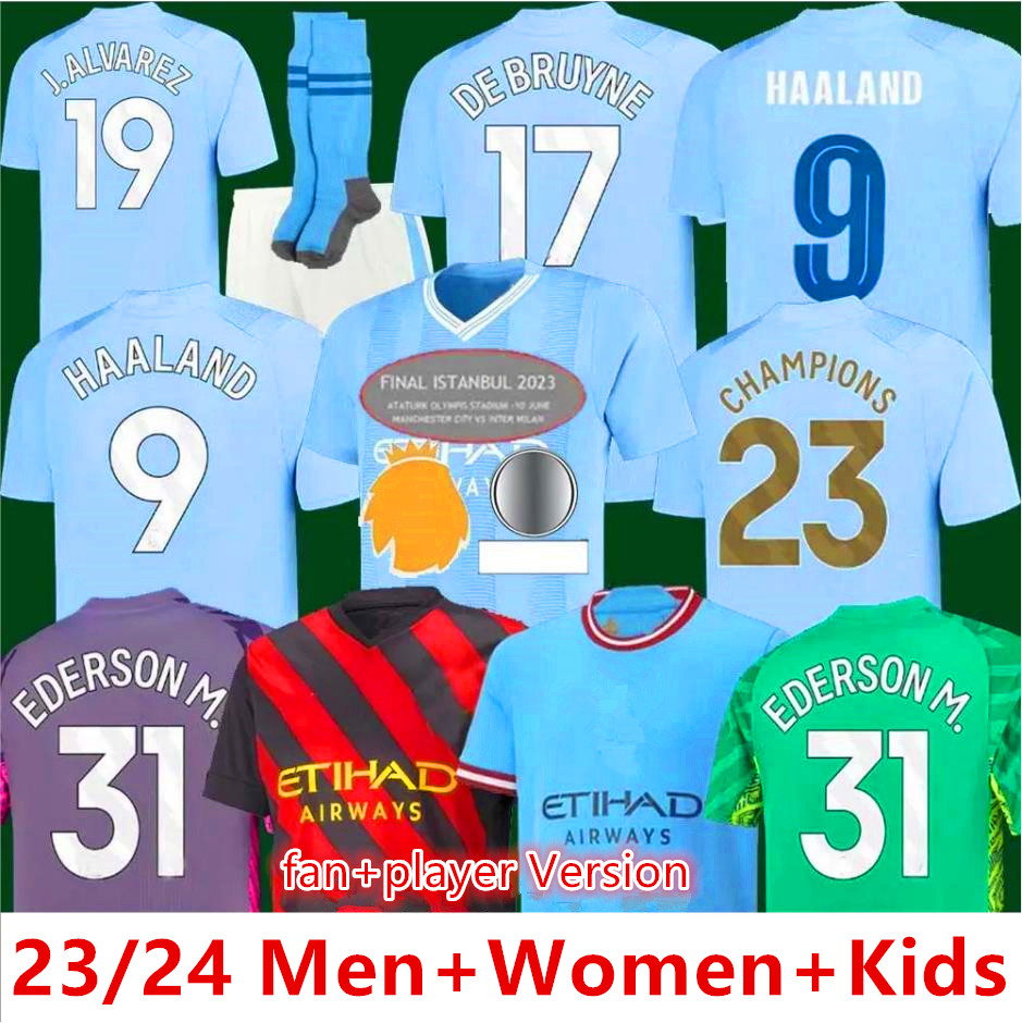 22 23 24 HAALAND SOCCER JERSEYS MANS CITIES FINAL ISTANBUL KIT MAHREZ GREALISH DE BRUYNE FODEN football shirt kids 2023 2024 J.Alvarez MANCHESTE NEW YEAR uniform, 22/23 third+ucl
22 23 24 HAALAND SOCCER JERSEYS MANS CITIES FINAL ISTANBUL KIT MAHREZ GREALISH DE BRUYNE FODEN football shirt kids 2023 2024 J.Alvarez MANCHESTE NEW YEAR uniform, 22/23 third+ucl