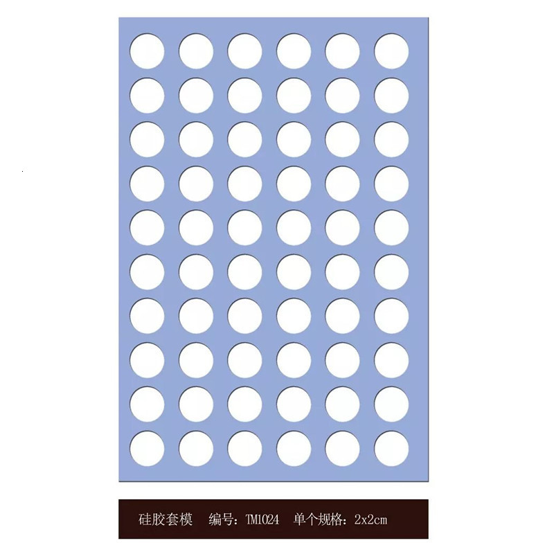 Notepads 1 piece Silicone Chocolate mold circule A4 Size Thickness 2mm molds 230706
