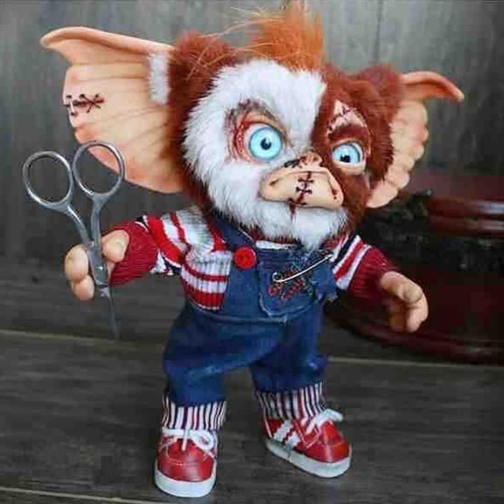 Other Event Party Supplies Creative Mogwai Handmade Doll Cute Gremlins-monster Resin Statue Miniature Art Halloween Decorations For Home Decor 230706