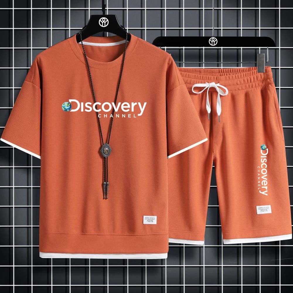 Men's Tracksuits Summer Men's Sets Fashion Korean Tracksuit Men Short Sleeve T ShirtsSport Shorts Suit Men Casual Men Clothing Mens Joggers 