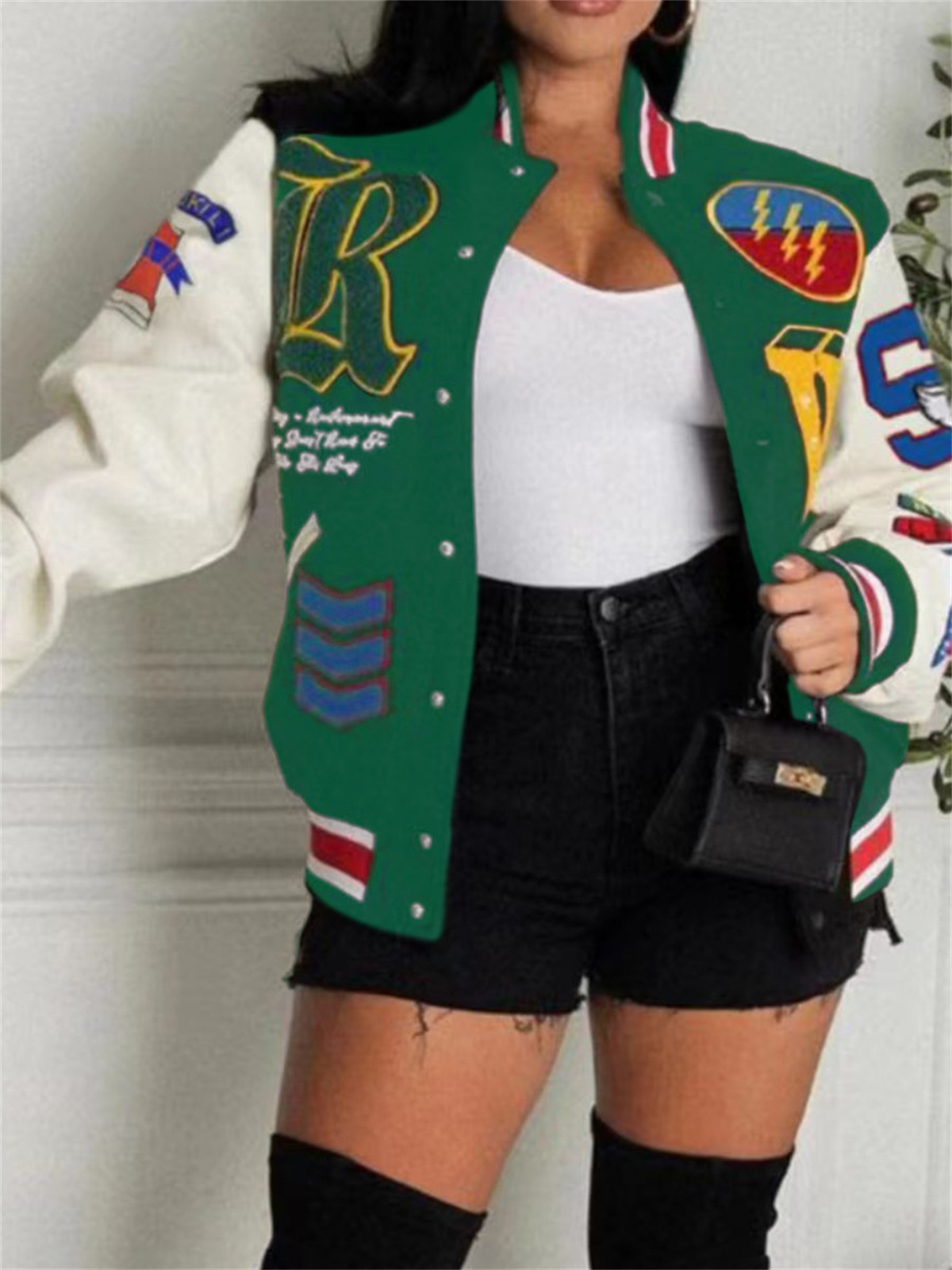 Fashion Baseball Jacket Men Women Bomber JacketsLetter Embroidery Casual Varsity hoodies Unisex High Street Coats big Size M-4XL