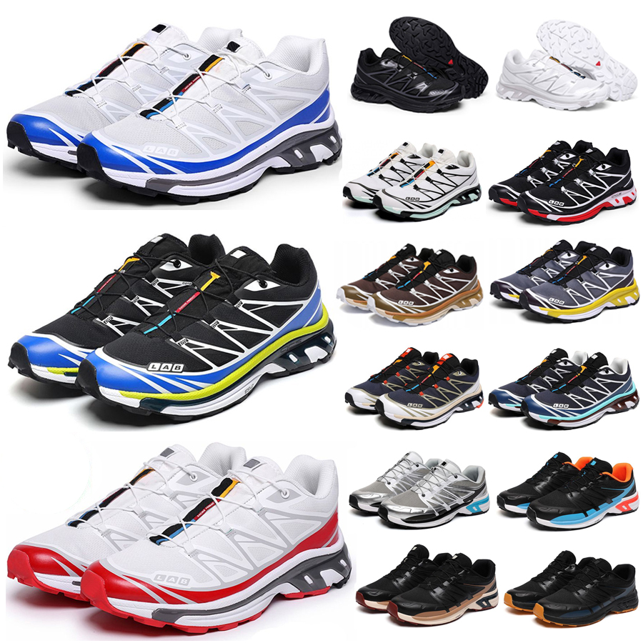 Xt6 Advanced Running Shoes salmon Mens Black Mesh WINGS 2 White Blue Red Yellow Green Men Women Xt 6 Trainers Outdoor Sports Sneakers 66