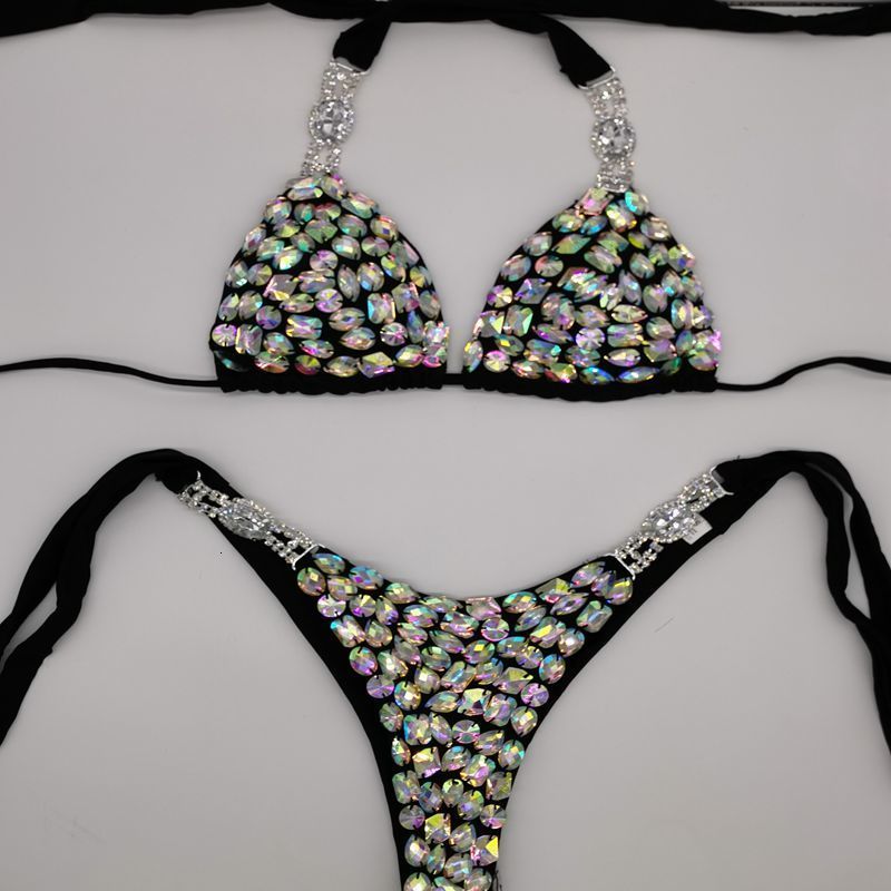 Women's Swimwear est venusvacation diamond bikini crystal bikini hadnmade good quality swimwear bikini fashion bar bikini sets 230707