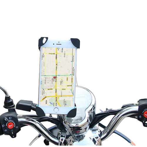 Motorcycle Phone Holder Stand Motorbike rearview mirror Mount Bracket With Edge Protector for samsung huawei xiaomi LG1484738