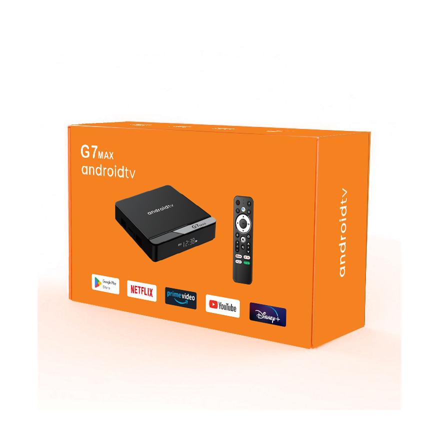 G7 MAX TV BOX amlogic S905Y4 quad core 4gb ram 32gb 64gb rom dual wifi BT VOICE REMOTE Android 11 os