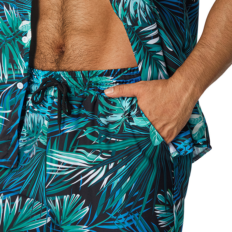 Men's Tracksuits Mens Fashion Print Sets Lapel Short Sleeve Casual Shirt Beach Shorts Set Summer Vacation Hawaiian Suits 2023 230707