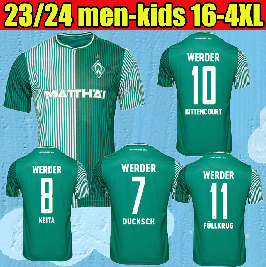 2023 Werder Bremen SPECIAL SOCCER JERSEY Marvin Ducksch Leonardo Bittencourt BLACK GREEN 2023 2024 FRIEDL PIEPER THAILAND keita FOOTBALL SHIRTS, White
2023 Werder Bremen SPECIAL SOCCER JERSEY Marvin Ducksch Leonardo Bittencourt BLACK GREEN 2023 2024 FRIEDL PIEPER THAILAND keita FOOTBALL SHIRTS, White