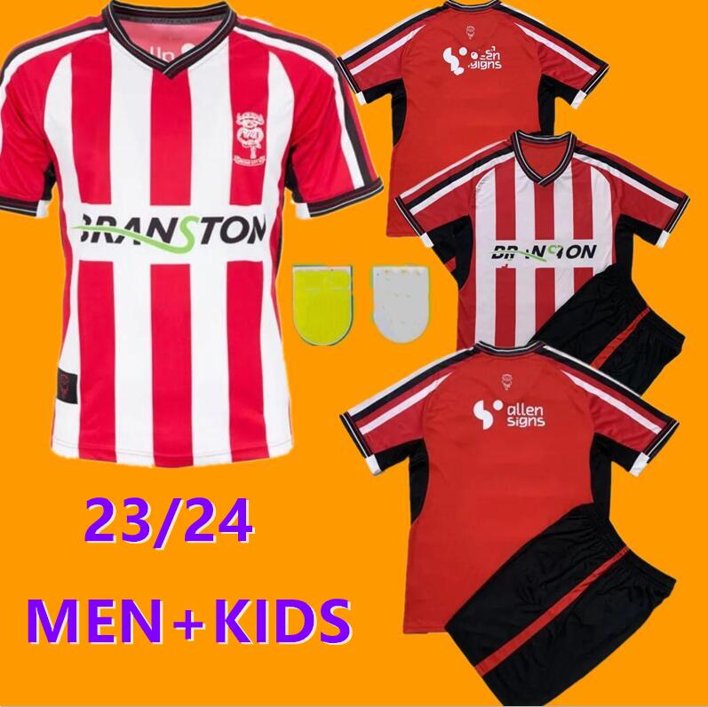 Lincoln City 23 24 Soccer Jerseys 2023 2024 Home Football shirt Timothy Ioma Reagan Poole football shirt Adult kids kits uniform camisetas de futbol maillots de foot 6