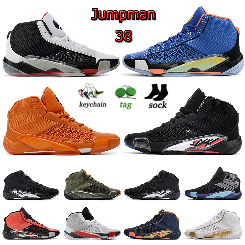 Jumpman 38 Mens Basketball Shoes Top Quality Jordens Fundamentals Black White Center Star Olive Playoffs 38s Womens Designer Retros Sneakers Trainers Sports, B10 36-46
Jumpman 38 Mens Basketball Shoes Top Quality Jordens Fundamentals Black White Center Star Olive Playoffs 38s Womens Designer Retros Sneakers Trainers Sports, B10 36-46