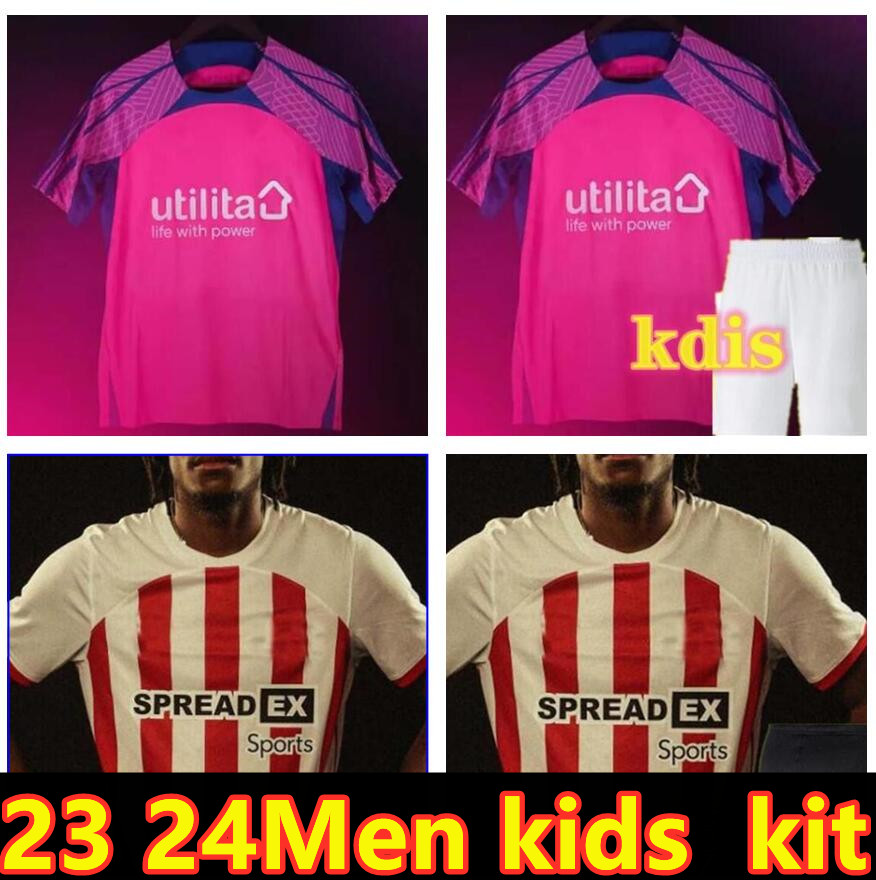 23 24 SUNDERLAND Home Soccer Jerseys STEWART SIMMS ROBERTS AMAD CLARKE DAJAKU EMBLETON EVANS O'NIEN Football Shirt PRITCHARD Mens Kids Kit, Purple
23 24 SUNDERLAND Home Soccer Jerseys STEWART SIMMS ROBERTS AMAD CLARKE DAJAKU EMBLETON EVANS O'NIEN Football Shirt PRITCHARD Mens Kids Kit, Purple