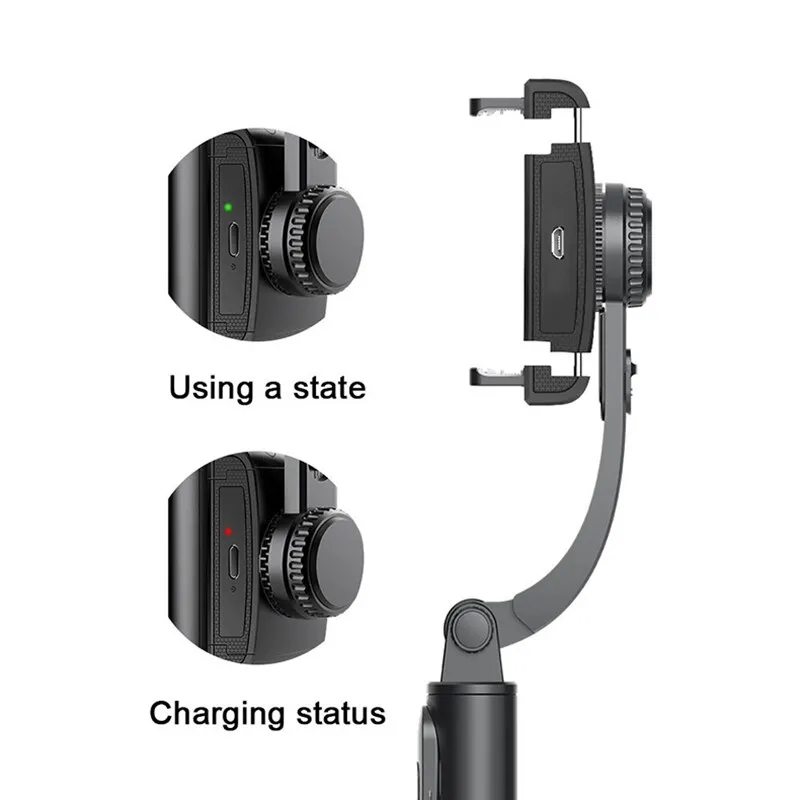 Mobile Video Anti Shaking Vlog Uniaxial Stabilizer Live Bluetooth Selfie Stick Tripod Horizontal And Vertical Shooting Bracket