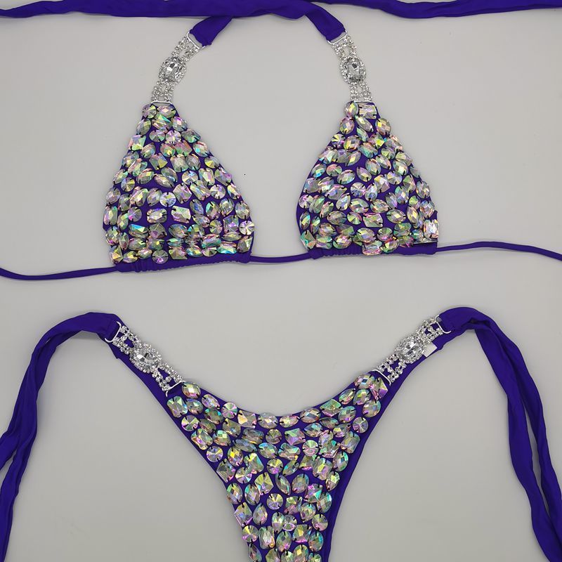 Women's Swimwear est venusvacation diamond bikini crystal bikini hadnmade good quality swimwear bikini fashion bar bikini sets 230707
