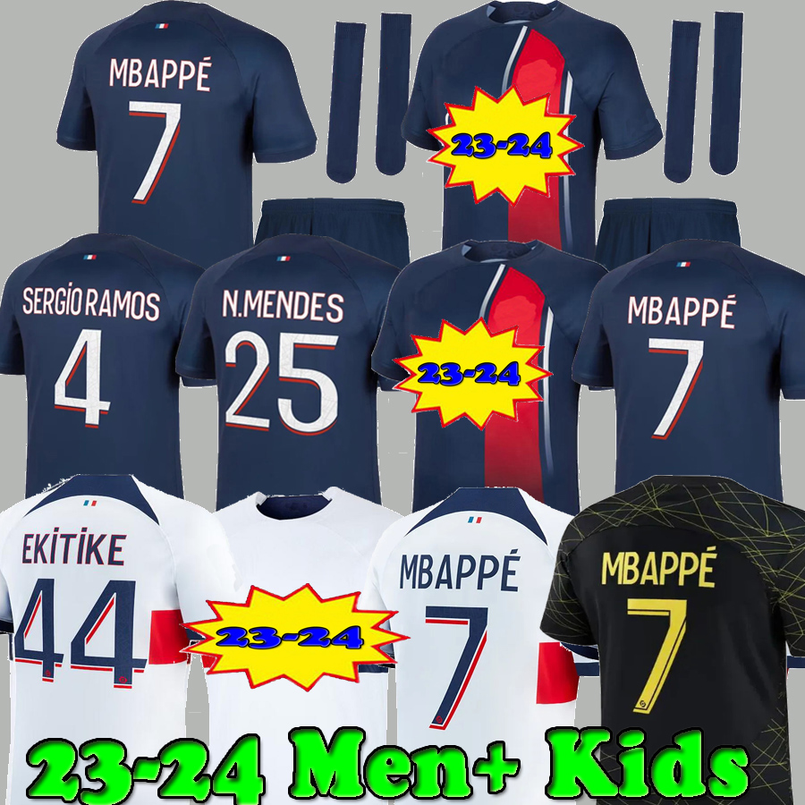 MBAPPE HAKIMI soccer jersey Ugarte Mendes Ekitike 23 24 Maillots football 2023 2024 MARQUINHOS VERRATTI men kids psGs shirt uniforms ENFANT Fabian Asensio Skriniar, 22 23 home
MBAPPE HAKIMI soccer jersey Ugarte Mendes Ekitike 23 24 Maillots football 2023 2024 MARQUINHOS VERRATTI men kids psGs shirt uniforms ENFANT Fabian Asensio Skriniar, 22 23 home