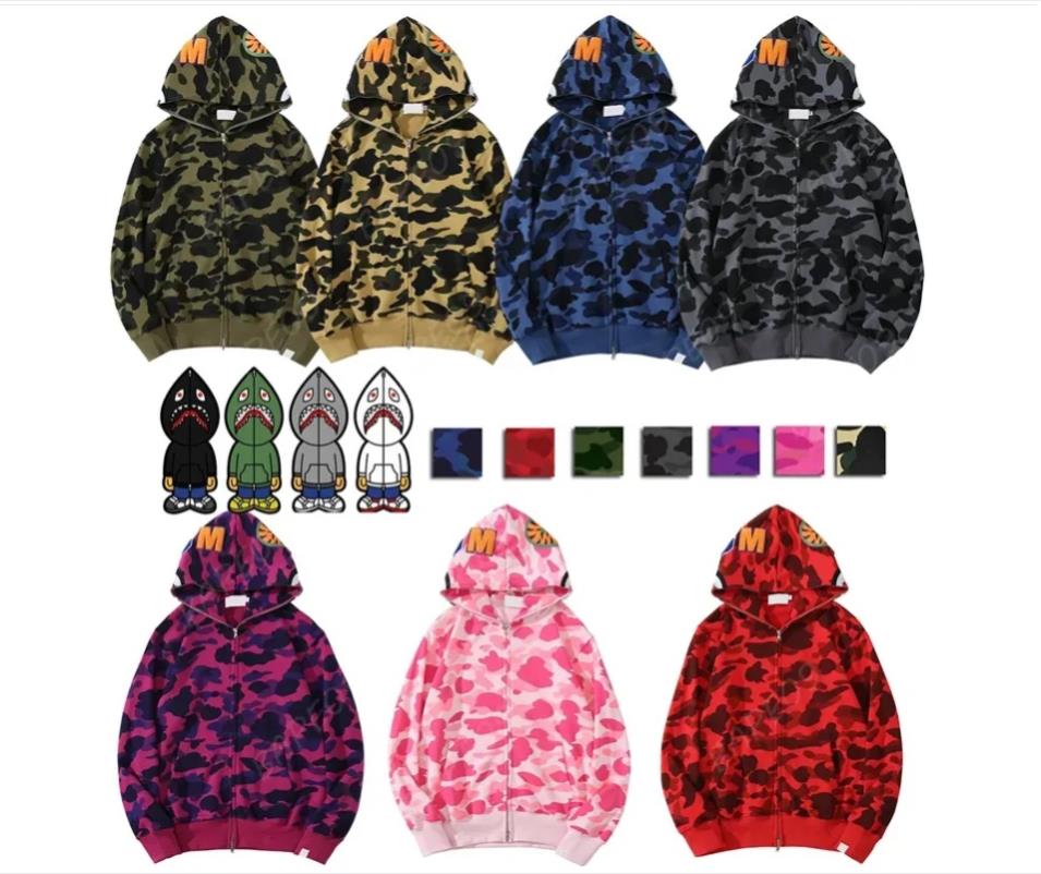 Shark hoodie Designer Camo Full Zip Up jacket Men Women Luminous Classic Camouflage Hooded Jackets Couple Long Sleeve Tech Fleece Designer Cardigan hoodie, 19
Shark hoodie Designer Camo Full Zip Up jacket Men Women Luminous Classic Camouflage Hooded Jackets Couple Long Sleeve Tech Fleece Designer Cardigan hoodie, 19
