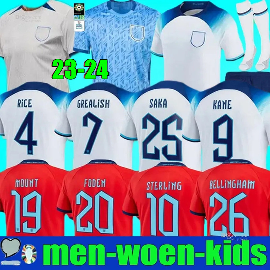 2023 KANE GREALISH ENGlANDS soccer jerseys STERLING RASHFORD SANCHO MOUNT FODEN SAKA BELLINGHAM 22 23 24 new national football shirt men kids kit sets, 22 23 home kids
2023 KANE GREALISH ENGlANDS soccer jerseys STERLING RASHFORD SANCHO MOUNT FODEN SAKA BELLINGHAM 22 23 24 new national football shirt men kids kit sets, 22 23 home kids