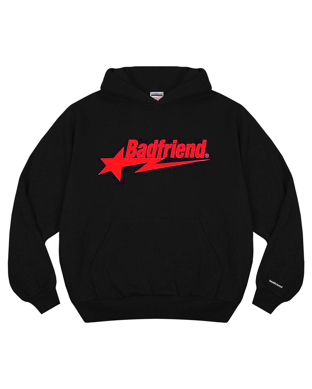 Mens Hoodies Sweatshirts Y2k Hoodie Harajuku Hip Hop Badfriend Letter Print Oversized Sweatshirt Punk Rock Loose Gothic Tops Streetwear 230707