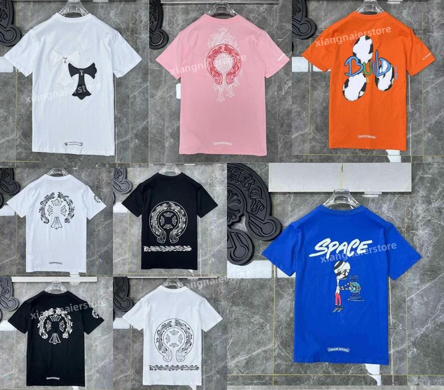 New style Mens Classic t Shirt Heart Fashion Ch Balck High Quality Brand Letter Sanskrit Cross Pattern Sweater T-shirts Designers Chromes Pullover 76h, Cu1
New style Mens Classic t Shirt Heart Fashion Ch Balck High Quality Brand Letter Sanskrit Cross Pattern Sweater T-shirts Designers Chromes Pullover 76h, Cu1