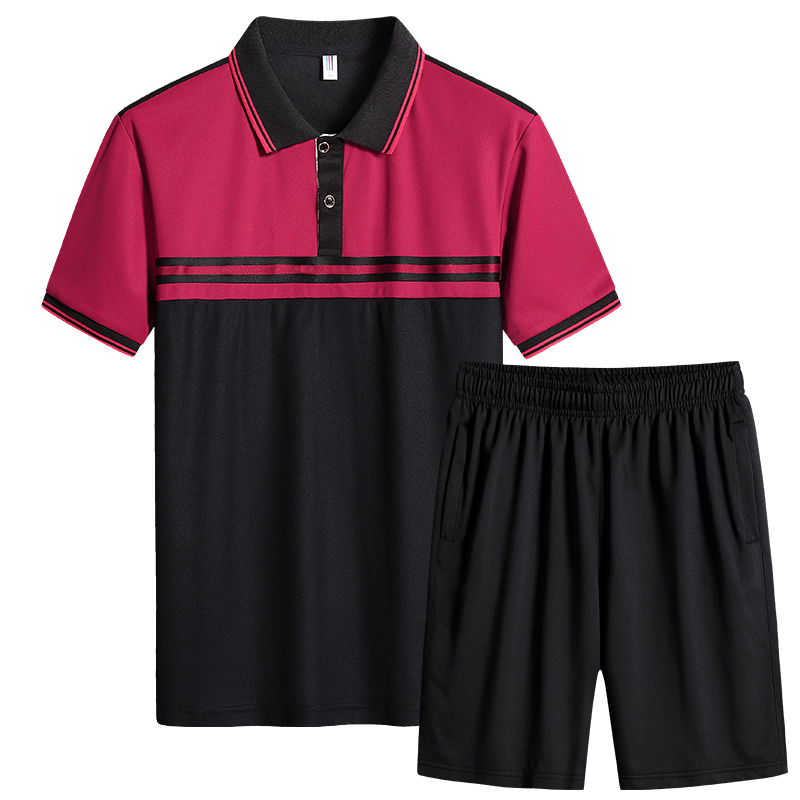 Mens Tracksuits T Shirt Men Suit Shorts Tshirt Set Black Oversize 6XL 7XL 8XL Plus Size Short Sleeve 2013 Summer Fashion Loose Quickdry 230707