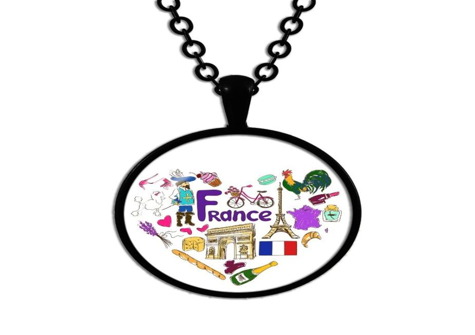 New 2019 Ethnic Style Glass Dome Pendant Necklace Black Chain France Russia Germany Portugal Mexico Usa France England Jewelry2150624
New 2019 Ethnic Style Glass Dome Pendant Necklace Black Chain France Russia Germany Portugal Mexico Usa France England Jewelry2150624