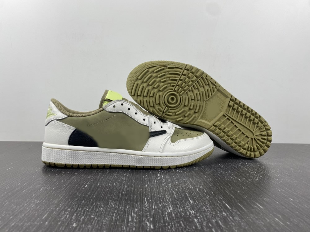 Shoes Basketball Ts x Scotts Golf 1 1s Neutral Olive Black Sail Light Lemon Twist Fz3124-200 Designer Sneakers Men Women