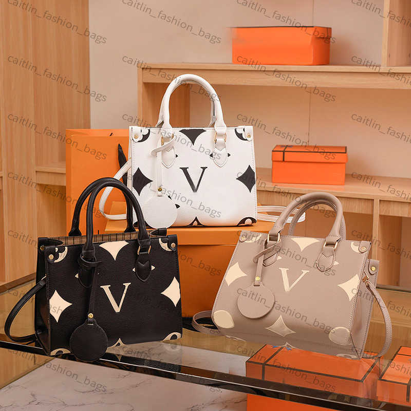 Designer Bag Vintage Old Flower Large Capacity Handbag Women 2024 New Shoulder Crossbody Handbag Top Leather Women Tote Bag caitlin_fashion_bags