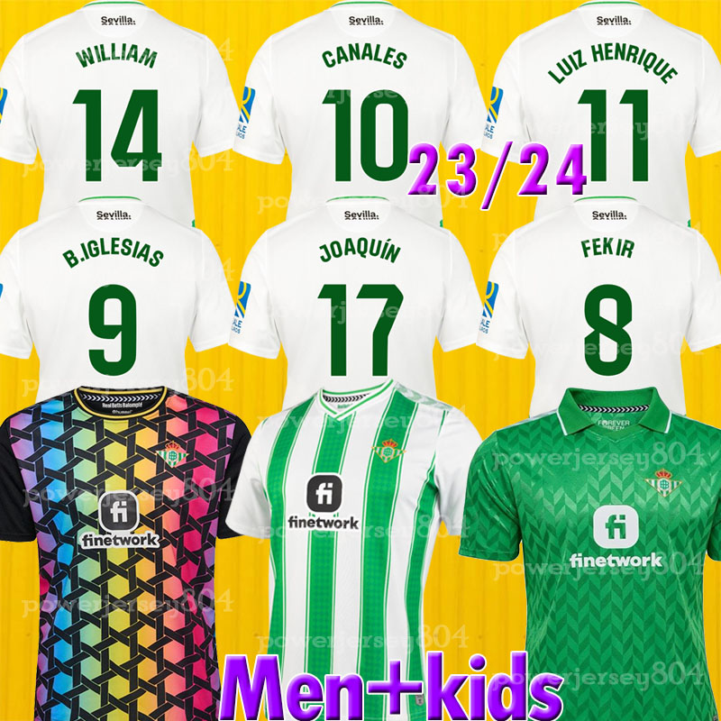 23 24 Real Betis Soccer Jerseys Camiseta de Futbol Juanmi Canales Fekir 2023 2024 Camisetas special Men Kit Kids jerseys organce tops goalkeeper green tee, Home kids
23 24 Real Betis Soccer Jerseys Camiseta de Futbol Juanmi Canales Fekir 2023 2024 Camisetas special Men Kit Kids jerseys organce tops goalkeeper green tee, Home kids