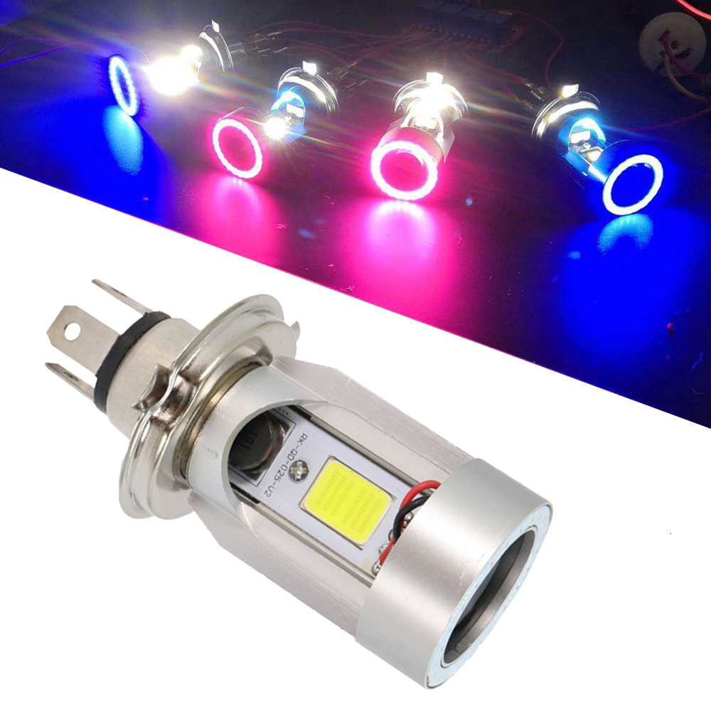 Headlamps 12/24V blue/pink angel eye H4 LED motorcycle headlight Ba20d HS1 H6 Kick scooter motorcycle headlight bulb DRL accessories 230707
Headlamps 12/24V blue/pink angel eye H4 LED motorcycle headlight Ba20d HS1 H6 Kick scooter motorcycle headlight bulb DRL accessories 230707