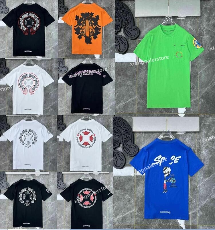 Classic Fashion Ch Mens t Shirts Sanskrit Letter T-shirt Horseshoe Cross Pattern Tshirts Designers Hip Hop T-shirts Woman Summer Tops Tees, Cu1
Classic Fashion Ch Mens t Shirts Sanskrit Letter T-shirt Horseshoe Cross Pattern Tshirts Designers Hip Hop T-shirts Woman Summer Tops Tees, Cu1