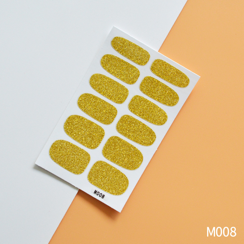 Pure Color Nail Wrap DIY Decals Plain Decor Stickers Nail Art Sticker Set Minimalist Nails Strip Solid Color Sticker Etiqueta Engomada De La Tira De L