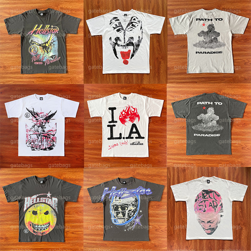 Hellstar Studios Metal Angel Tee 08tour ins Short-sleeved T-shirts loose large size retro Earth Print Trendy Hip-Hop washed to tech fleece American High street Tees, 04
Hellstar Studios Metal Angel Tee 08tour ins Short-sleeved T-shirts loose large size retro Earth Print Trendy Hip-Hop washed to tech fleece American High street Tees, 04