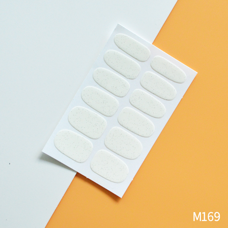 Pure Color Nail Wrap DIY Decals Plain Decor Stickers Nail Art Sticker Set Minimalist Nails Strip Solid Color Sticker Etiqueta Engomada De La Tira De L