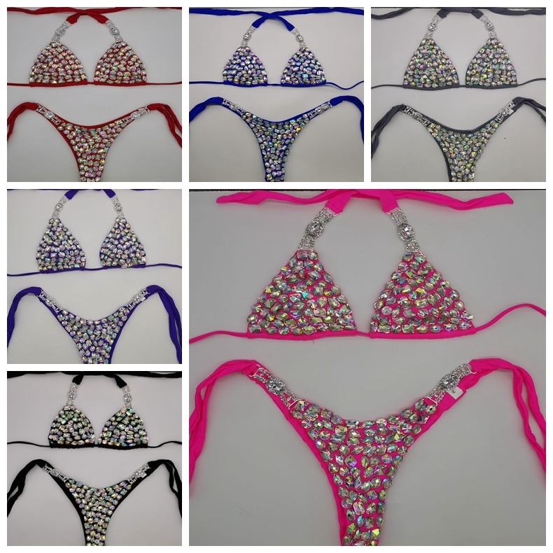 Women's Swimwear est venusvacation diamond bikini crystal bikini hadnmade good quality swimwear bikini fashion bar bikini sets 230707