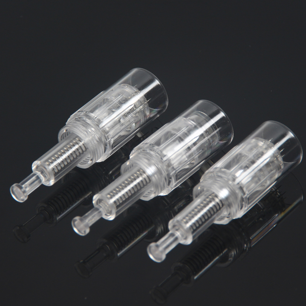 Screw Slot Needle Dermapen Cartridges Electric Microneedles Mesotherapy MTS PMU 1/3/5/7/9/12/36/42 Pin Nano Derma Drpen Needles
