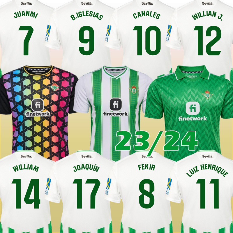 23 24 TOP Real Betis Camiseta Primera Equipacion soccer Jerseys JOAQUIN B.Iglesias 22 23 camiseta de futboll Juanmi Portero Multi CARTUJA men kids football shirts kit, Home kids league
23 24 TOP Real Betis Camiseta Primera Equipacion soccer Jerseys JOAQUIN B.Iglesias 22 23 camiseta de futboll Juanmi Portero Multi CARTUJA men kids football shirts kit, Home kids league