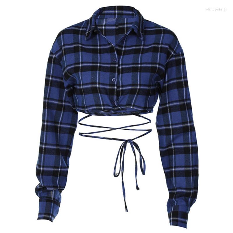 Women Blouse Classic Plaid Long Sleeve Blouse Girl Chic Button Down Shirt Lapel Neck Casual Crop Top sexy Pullover, Extra
Women Blouse Classic Plaid Long Sleeve Blouse Girl Chic Button Down Shirt Lapel Neck Casual Crop Top sexy Pullover, Extra