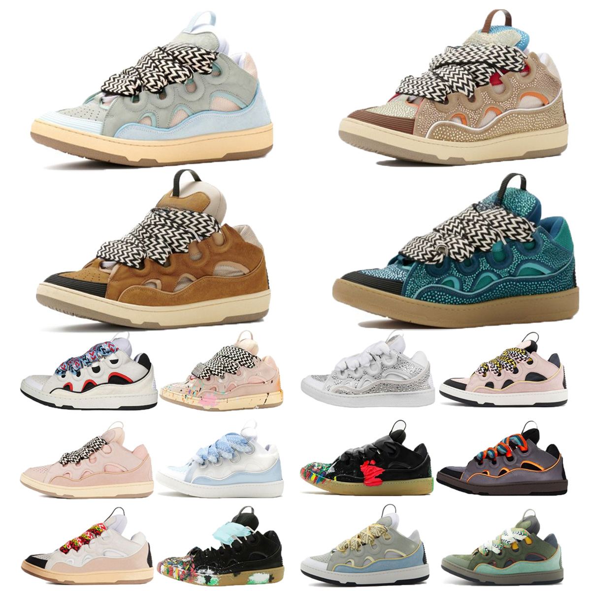 designer brand mens women luxury lavin casual shoes embossed leather curb sneakers calfskin Stripe Stretch Cotton Rubber lan logo platform sole trainers sneakers, Color#20
designer brand mens women luxury lavin casual shoes embossed leather curb sneakers calfskin Stripe Stretch Cotton Rubber lan logo platform sole trainers sneakers, Color#20