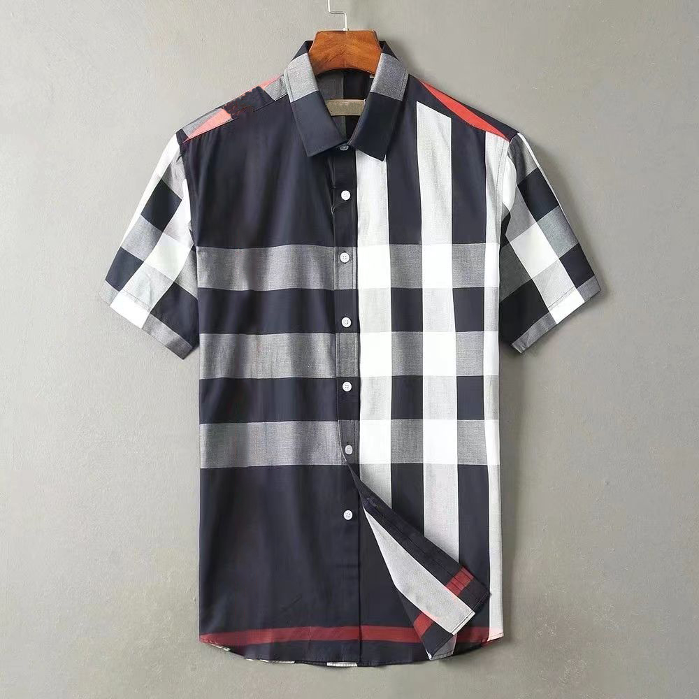 Designer men's luxury polo shirt short sleeve shirt classic large plaid pocket business casual cotton men's British fashion shirt top T-shirt M-3XL, 01
Designer men's luxury polo shirt short sleeve shirt classic large plaid pocket business casual cotton men's British fashion shirt top T-shirt M-3XL, 01