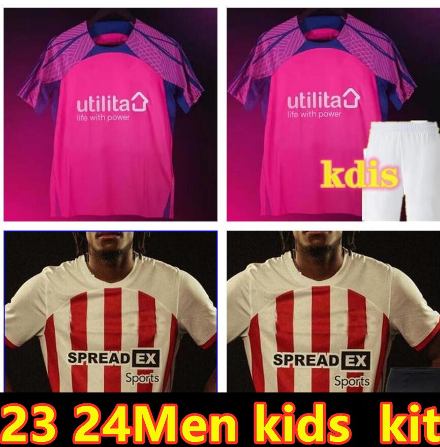 23 24 SUNDERLAND Home Soccer Jerseys STEWART SIMMS ROBERTS AMAD CLARKE DAJAKU EMBLETON EVANS O'NIEN Football Shirt PRITCHARD Mens Kids Kit 188, Black
23 24 SUNDERLAND Home Soccer Jerseys STEWART SIMMS ROBERTS AMAD CLARKE DAJAKU EMBLETON EVANS O'NIEN Football Shirt PRITCHARD Mens Kids Kit 188, Black