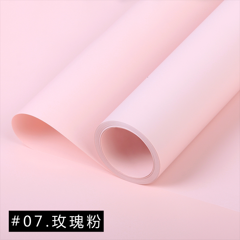 Packaging Paper Matte Flower Wrapping Paper Film DIY Christmas Art Craft Packing Roll Solid Floral Packaging Materials Florist Supplies 58cm*11y 23070