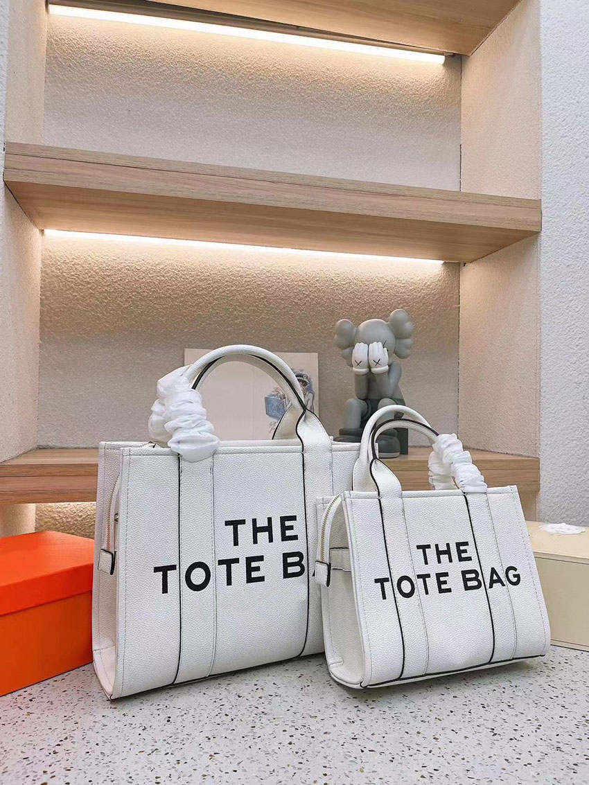 The Tote Bag Designer Bags Women Men High Quality Leather Fashion High-capacity Shoulder Letter Printing Shopping Handbag 2 Sizes Multiple Colors Free Shipping
