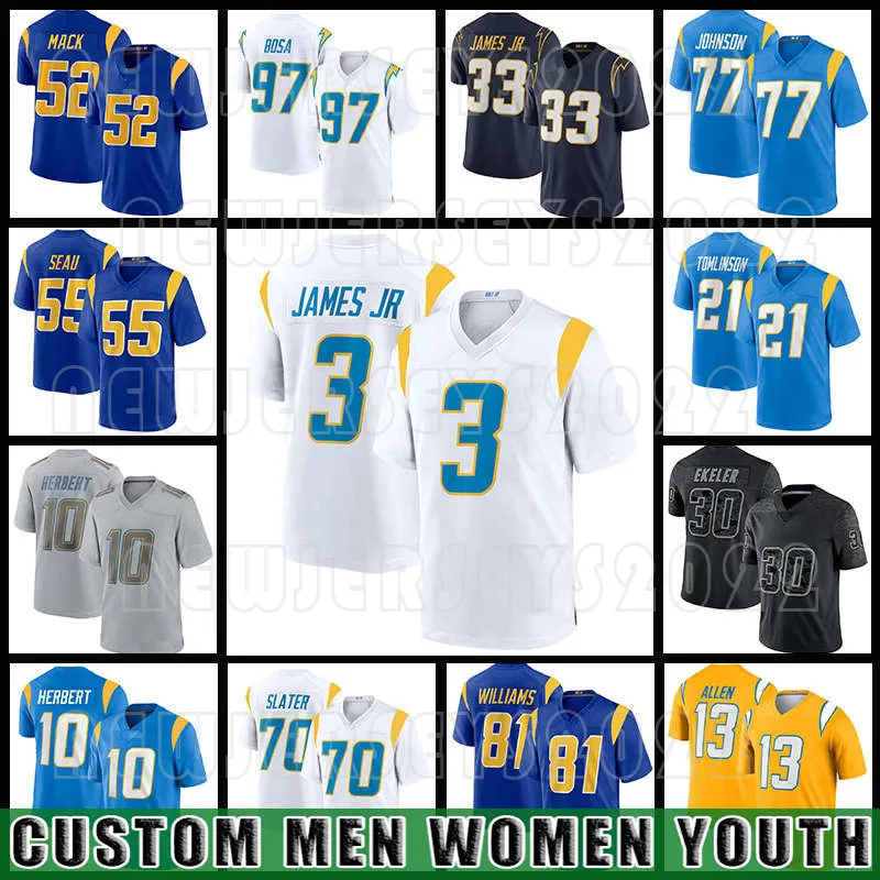 Justin Herbert Football 3 Derwin James Jr Jersey Khalil Mack Joey Bosa Keenan Allen J.C. Jackson Austin Ekeler Mike Williams Chargers Asante, Custom men(shandian)
Justin Herbert Football 3 Derwin James Jr Jersey Khalil Mack Joey Bosa Keenan Allen J.C. Jackson Austin Ekeler Mike Williams Chargers Asante, Custom men(shandian)