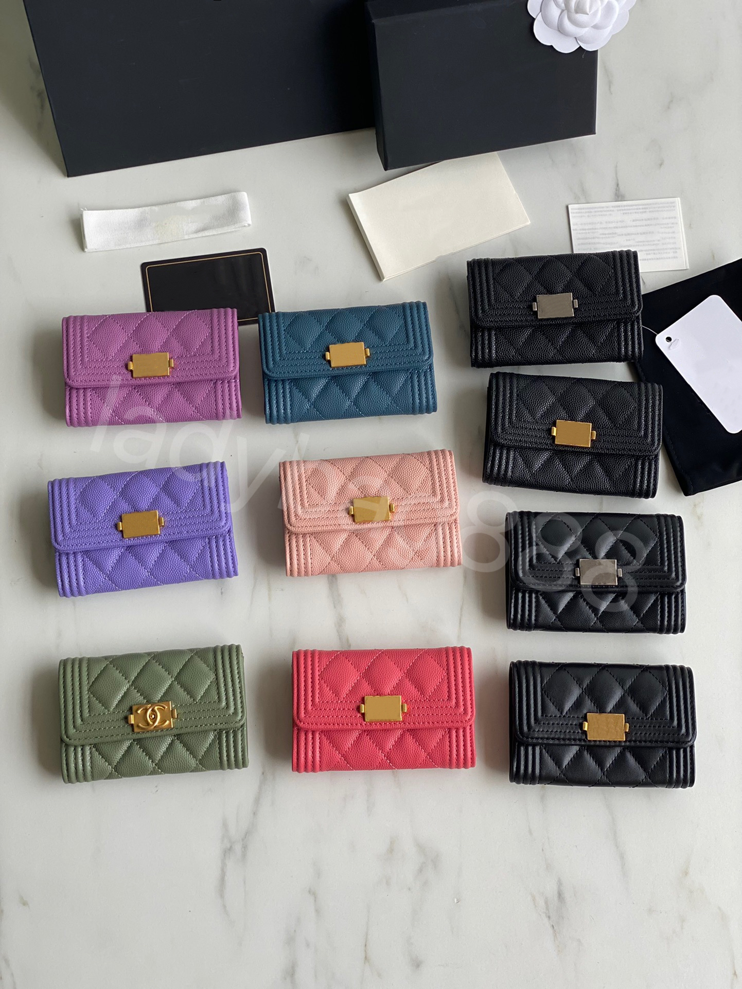 2023Luxury brand cc wallet cardholder classic design caviar cattle pickup bag, Sheepskin black silver
2023Luxury brand cc wallet cardholder classic design caviar cattle pickup bag, Sheepskin black silver