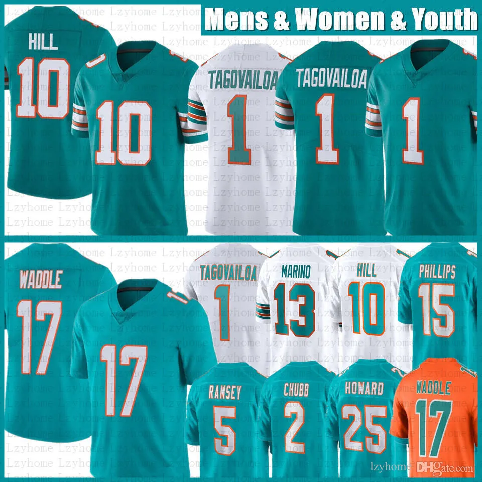 10 Tyreek Hill 1 Tua Tagovailoa Football Jersey Jaylen Waddle Jalen Ramsey Dan Marino Jaelan Phillips Bradley Chubb Jevon Holland Xavien How, Women
10 Tyreek Hill 1 Tua Tagovailoa Football Jersey Jaylen Waddle Jalen Ramsey Dan Marino Jaelan Phillips Bradley Chubb Jevon Holland Xavien How, Women