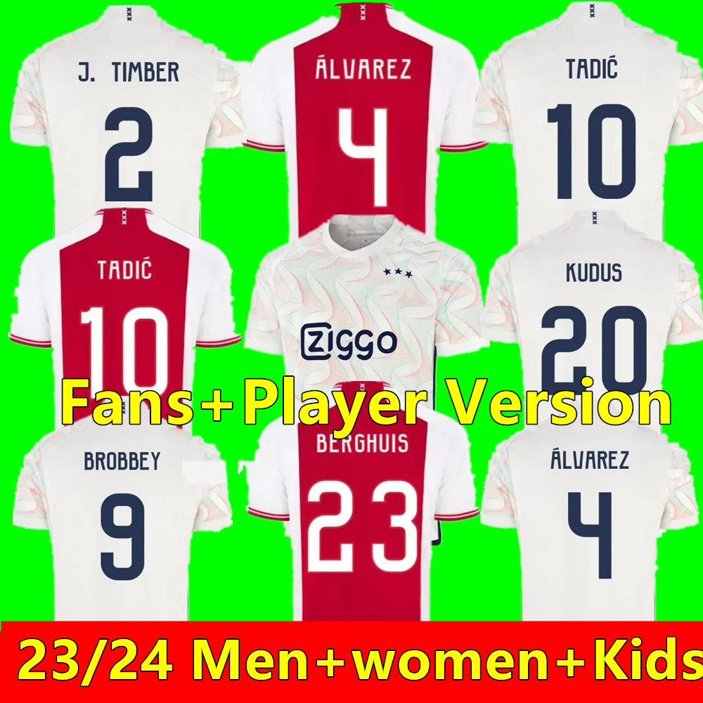 23 24 Voetbalshirts AjAXs Soccer Jerseys Kid Kit 2023 2024 Away Home Third Black Football Shirt Men Player Version TADIC BASSEY BERGHUIS BERGWIJN KLAASSEN BROBBEY, 23/24 kids away+socks
23 24 Voetbalshirts AjAXs Soccer Jerseys Kid Kit 2023 2024 Away Home Third Black Football Shirt Men Player Version TADIC BASSEY BERGHUIS BERGWIJN KLAASSEN BROBBEY, 23/24 kids away+socks