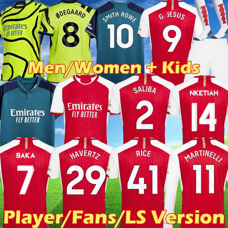 Fans Player version RICE soccer jerseys SALIBA #2 Gunners 23 24 MARTINELLI G. JESUS 2023 2024 HAVERTZ jersey SAKA All football shirt ODEGAARD kit Kid Equipment, Kids away socks
Fans Player version RICE soccer jerseys SALIBA #2 Gunners 23 24 MARTINELLI G. JESUS 2023 2024 HAVERTZ jersey SAKA All football shirt ODEGAARD kit Kid Equipment, Kids away socks