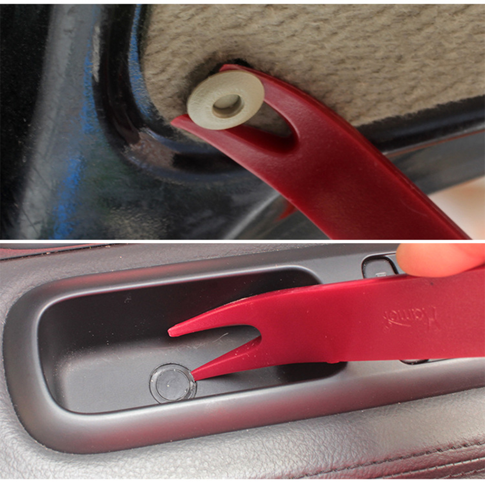 Safe Car Interior Trim Pry Tool for Scratches-Free Removal | Non-Marring Plastic Pry Bars for Door Panels, Dashboard, Radio & Stereo Installation P4