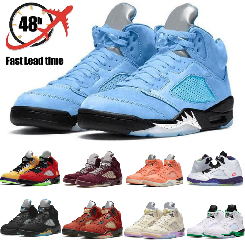Jumpman 5 5s Mens Basketball shoes Georgetown Light Orewood Brown Craft Concord Off Noir UNC Lucky Green Bluebird Aqua Fire Red Sail men trainers sports sneakers, Color #33
Jumpman 5 5s Mens Basketball shoes Georgetown Light Orewood Brown Craft Concord Off Noir UNC Lucky Green Bluebird Aqua Fire Red Sail men trainers sports sneakers, Color #33